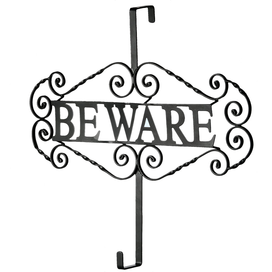 16 in. Halloween Beware Wreath Hanger - National Tree Company