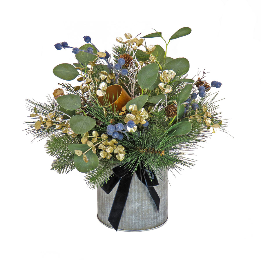 17 in. HGTV Home Collection Swiss Chic Arrangement - National Tree Company