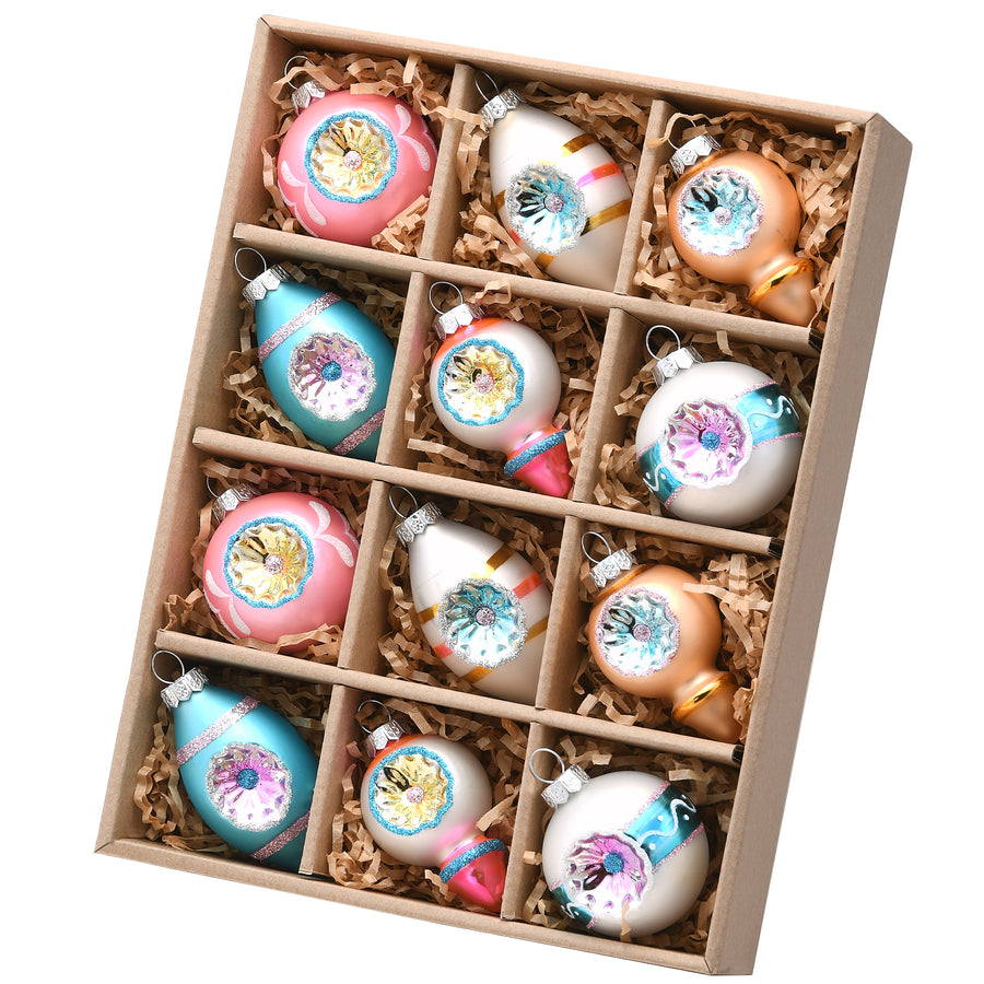 12-Piece Christmas Tree Mini Ornaments Set - National Tree Company