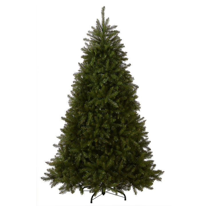 Artificial Full Christmas Tree, Green, Dunhill Fir, Includes Stand, 7 Feet