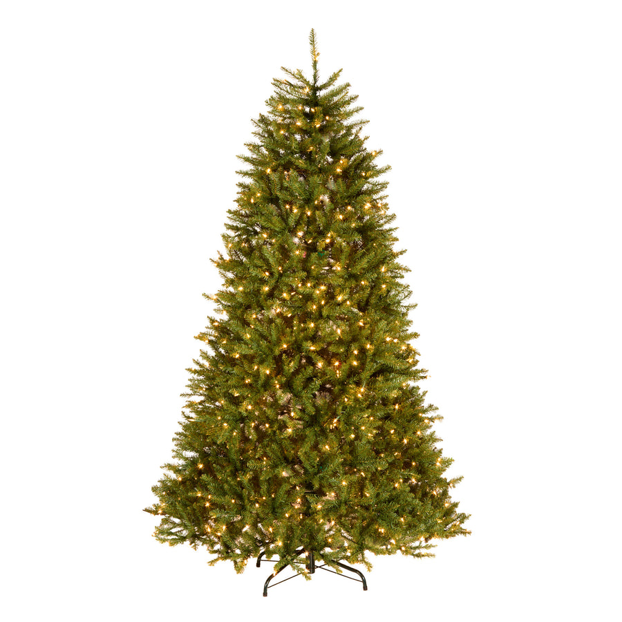 7.5 ft. Pre-Lit Dunhill Fir Hinged Tree with Clear Lights - National Tree Company