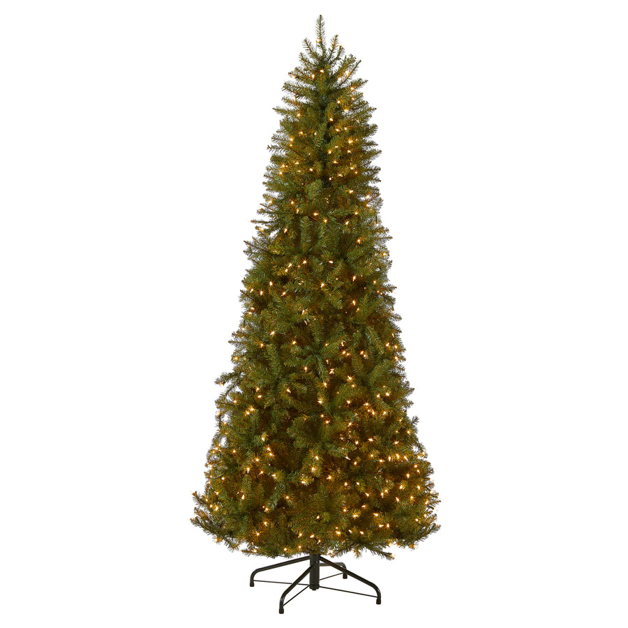 7.5 ft. Pre-Lit Dunhill Fir Slim Tree with Clear Lights - National Tree Company