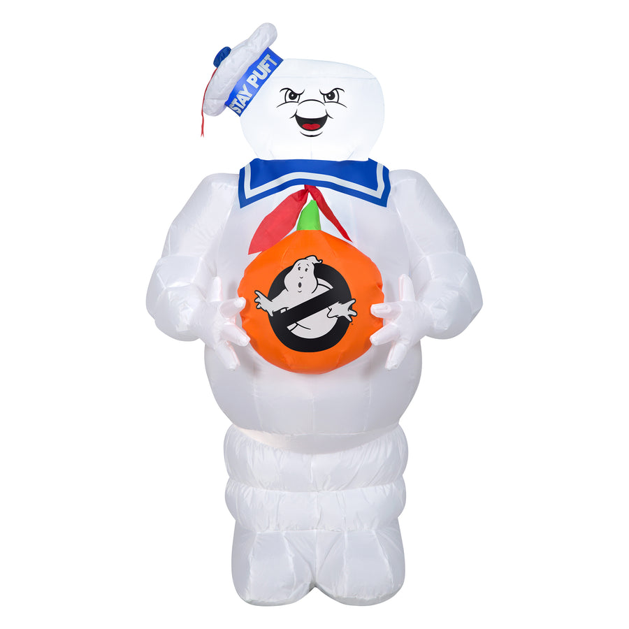 42 in. Halloween Ghostbusters Marshmallow Man Inflatable Decoration - National Tree Company