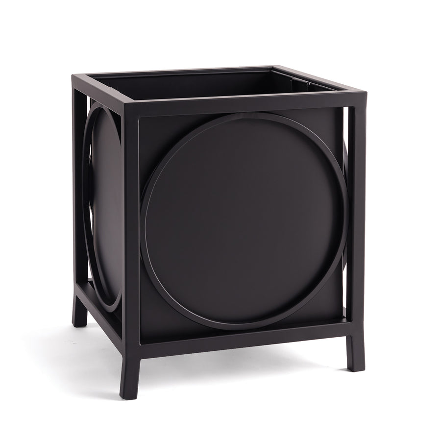 23 in. St. Remy Planter, Black Color - National Tree Company