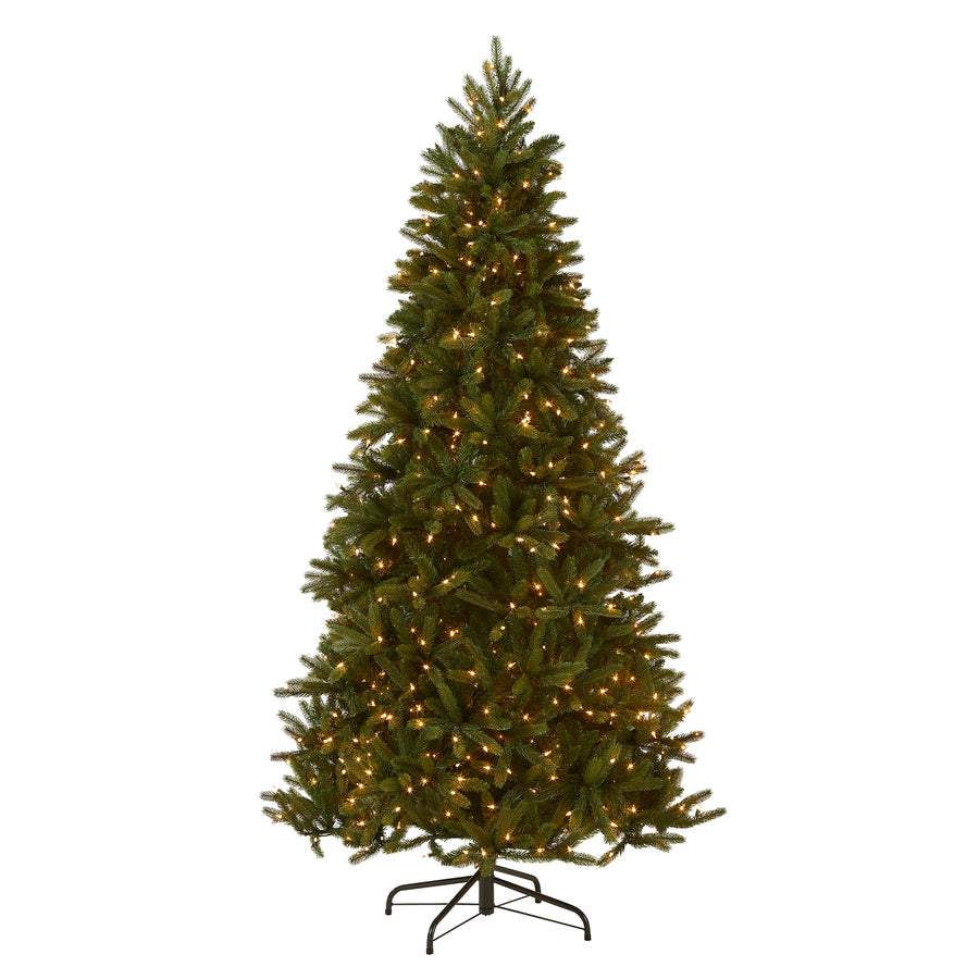 7.5 ft. Pre-Lit Grande Fir Medium Tree with Clear Lights - National Tree Company