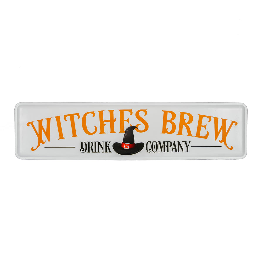 31 in. Halloween Witches Brew Drink Company Hanging Wall Decoration - National Tree Company