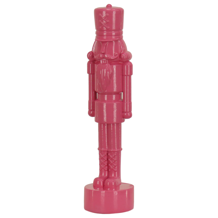 18 in. HGTV Home Collection Nutcracker Christmas Decor, Pink - National Tree Company