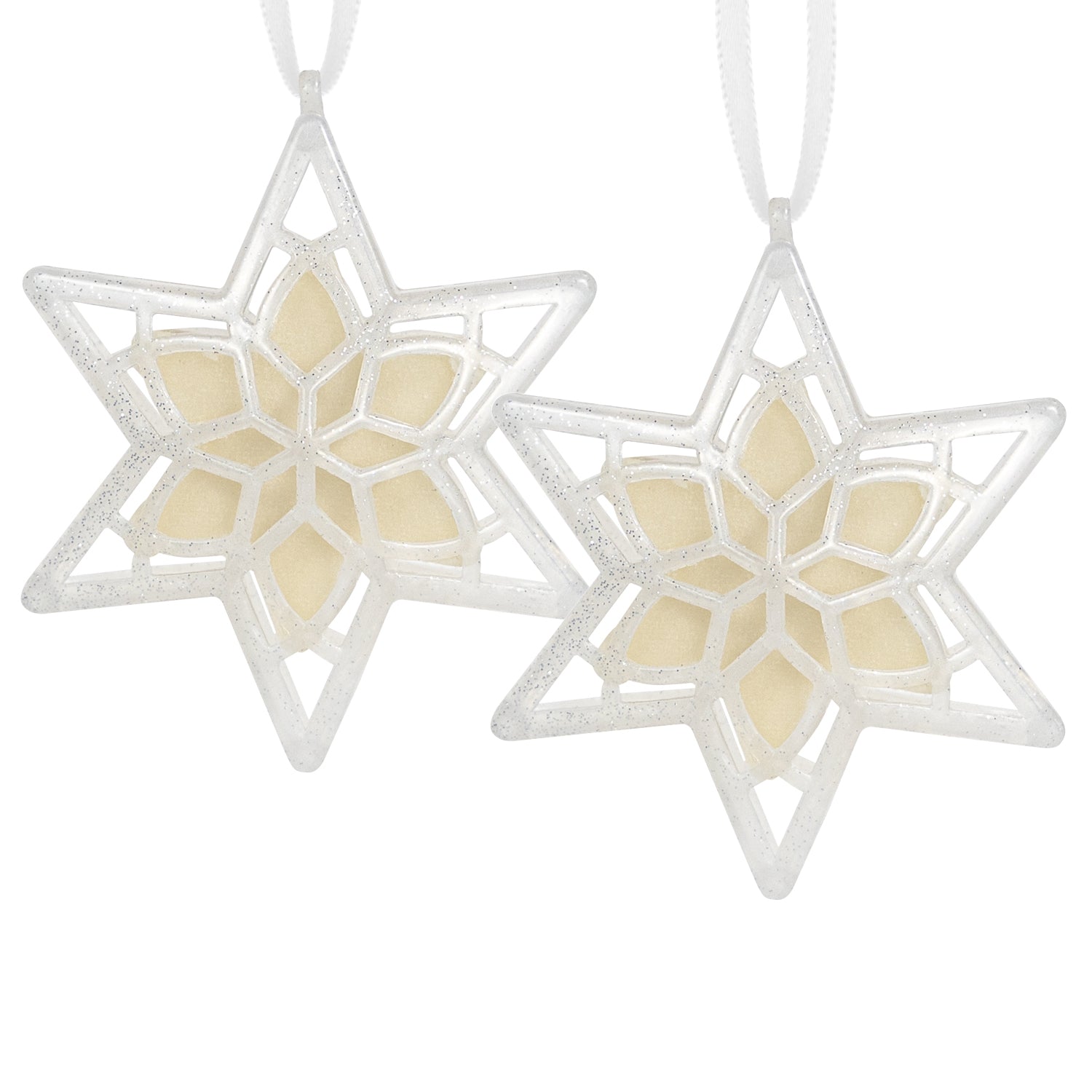 Scentsicles, Scented Star Ornament, White Winter Fir, 2-Pack – National  Tree Company