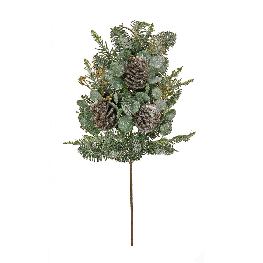 27 in. Pine and Eucalyptus Plastic Spray - National Tree Company