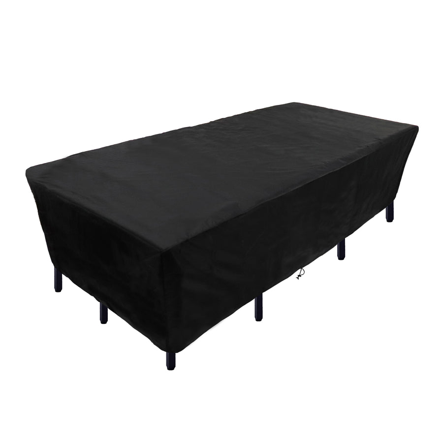 108 in. Waterproof Patio Furniture Cover with Rope and Metal Buckles - National Tree Company