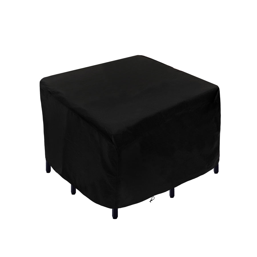 43 in. Waterproof Patio Furniture Cover with Rope and Metal Buckles - National Tree Company