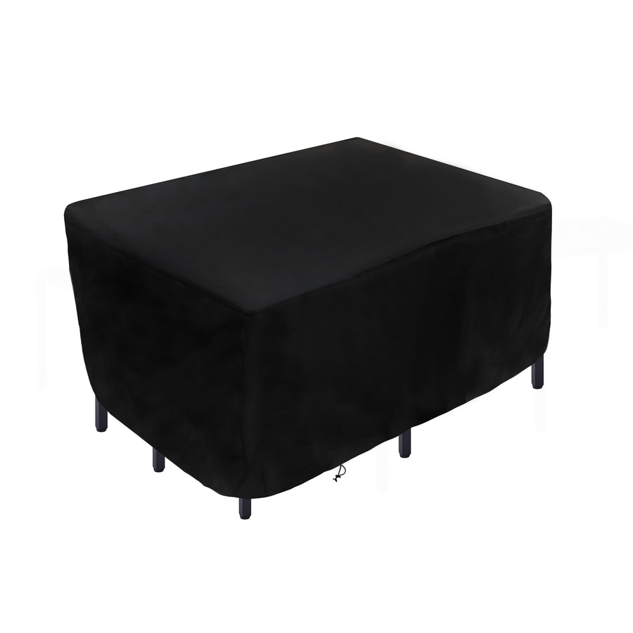 74 in. Waterproof Patio Furniture Cover with Rope and Metal Buckles - National Tree Company