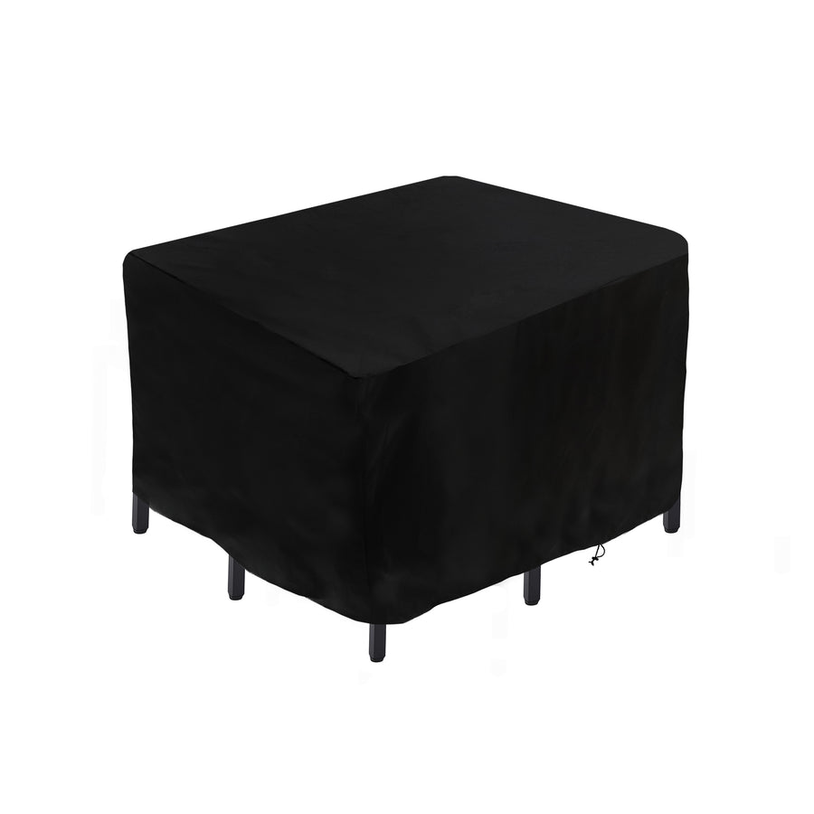 56 in. Waterproof Patio Furniture Cover with Rope and Metal Buckles - National Tree Company