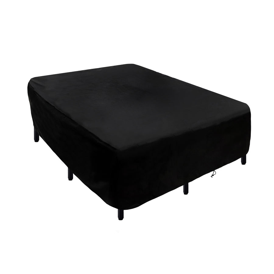 76 in. Waterproof Patio Furniture Cover with Rope and Metal Buckles - National Tree Company