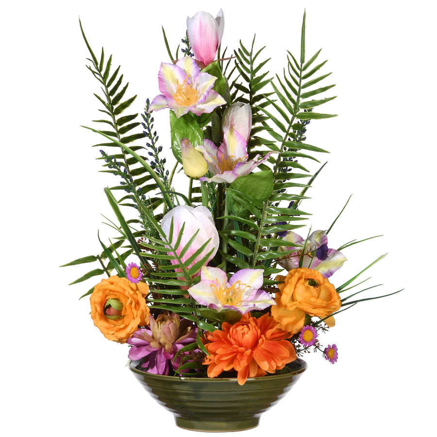 8 in. Spring Potted Floral Assortment - National Tree Company