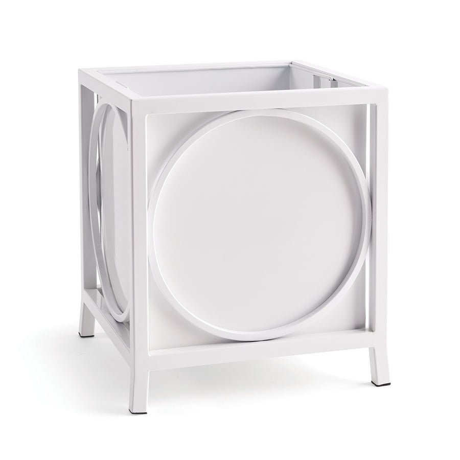 23 in. St Remy Planter, White - National Tree Company