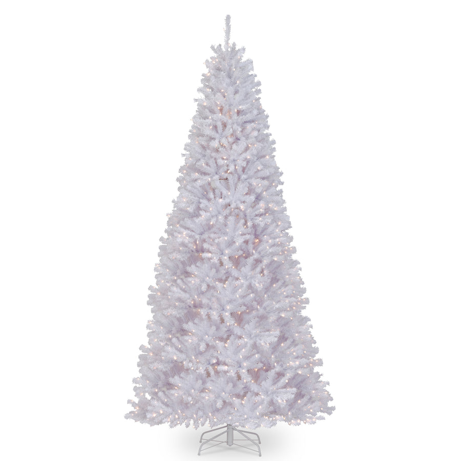 14ft. Pre-Lit North Valley White Spruce Tree with Clear Lights - National Tree Company