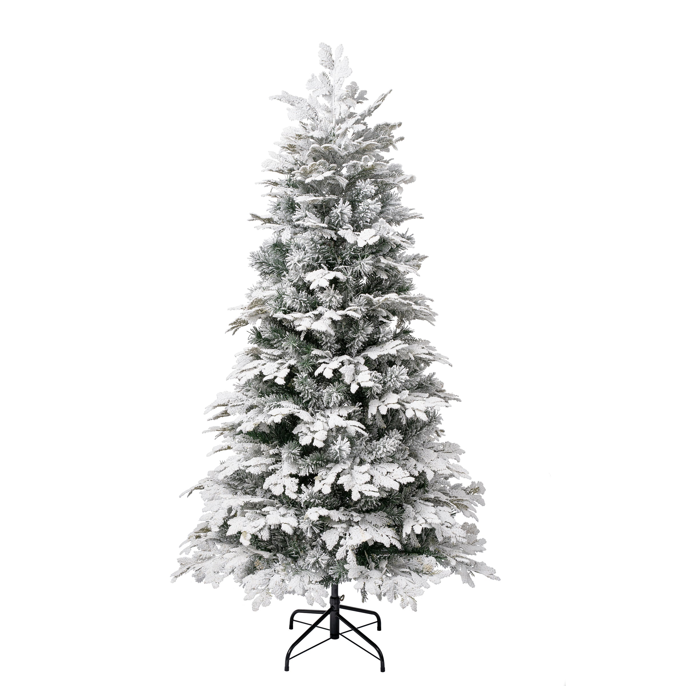 First Traditions Duxbury Christmas Tree with Hinged Branches, 6 ft