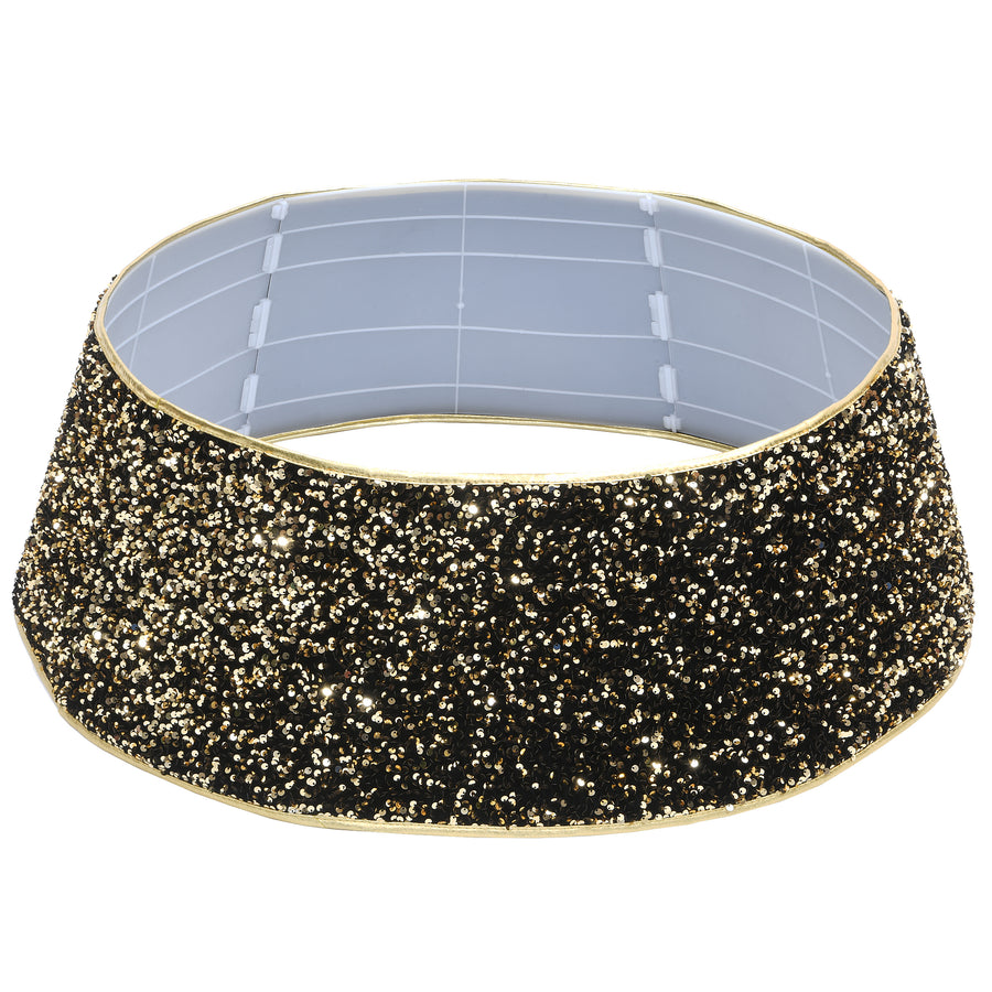 30 in. Christmas Tree Collar, Gold - National Tree Company
