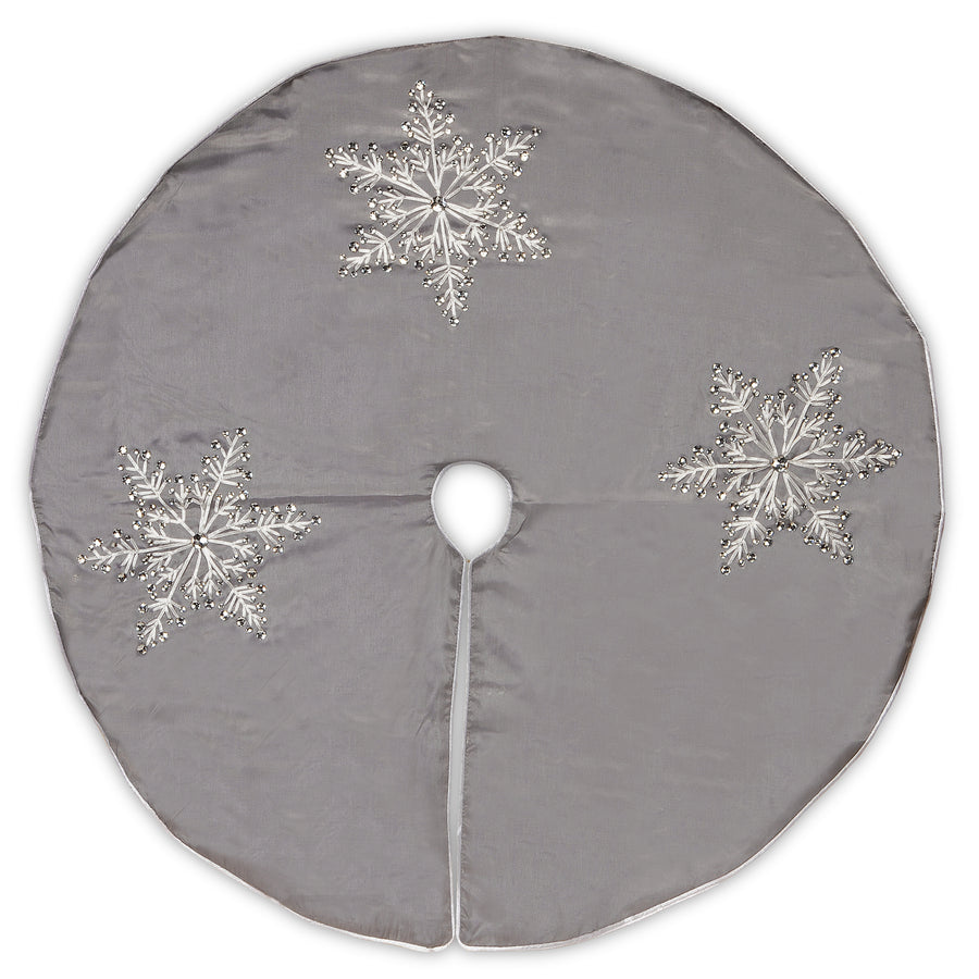 42 in Snowflake Tree Skirt - National Tree Company