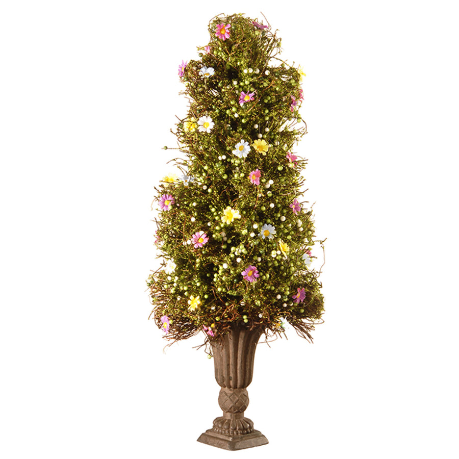 24 in. Spring Floral Decorated Entrance Tree - National Tree Company
