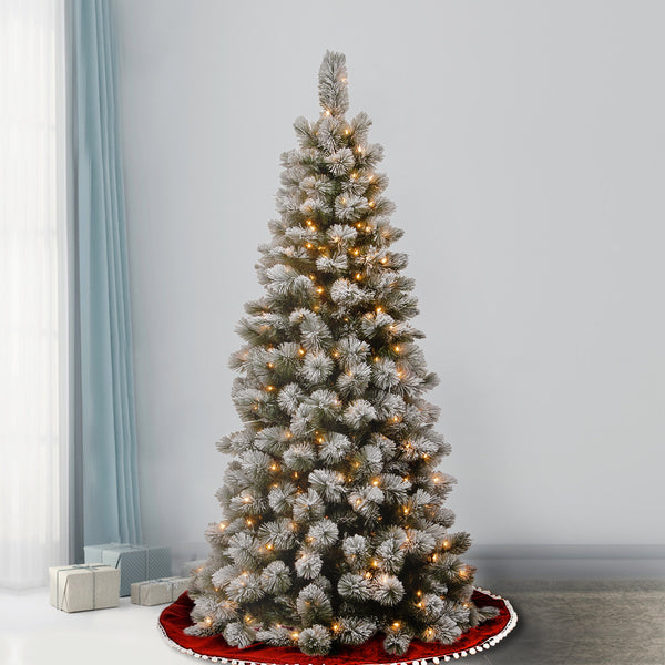 Snowy Bristle Pine Artificial Christmas Trees - National Tree Company