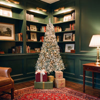 7.5 ft. Pre-Lit Acacia Hinged Tree with Clear Lights - National Tree Company