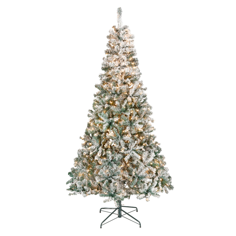 7.5 ft. Pre-Lit Acacia Hinged Tree with Clear Lights - National Tree Company