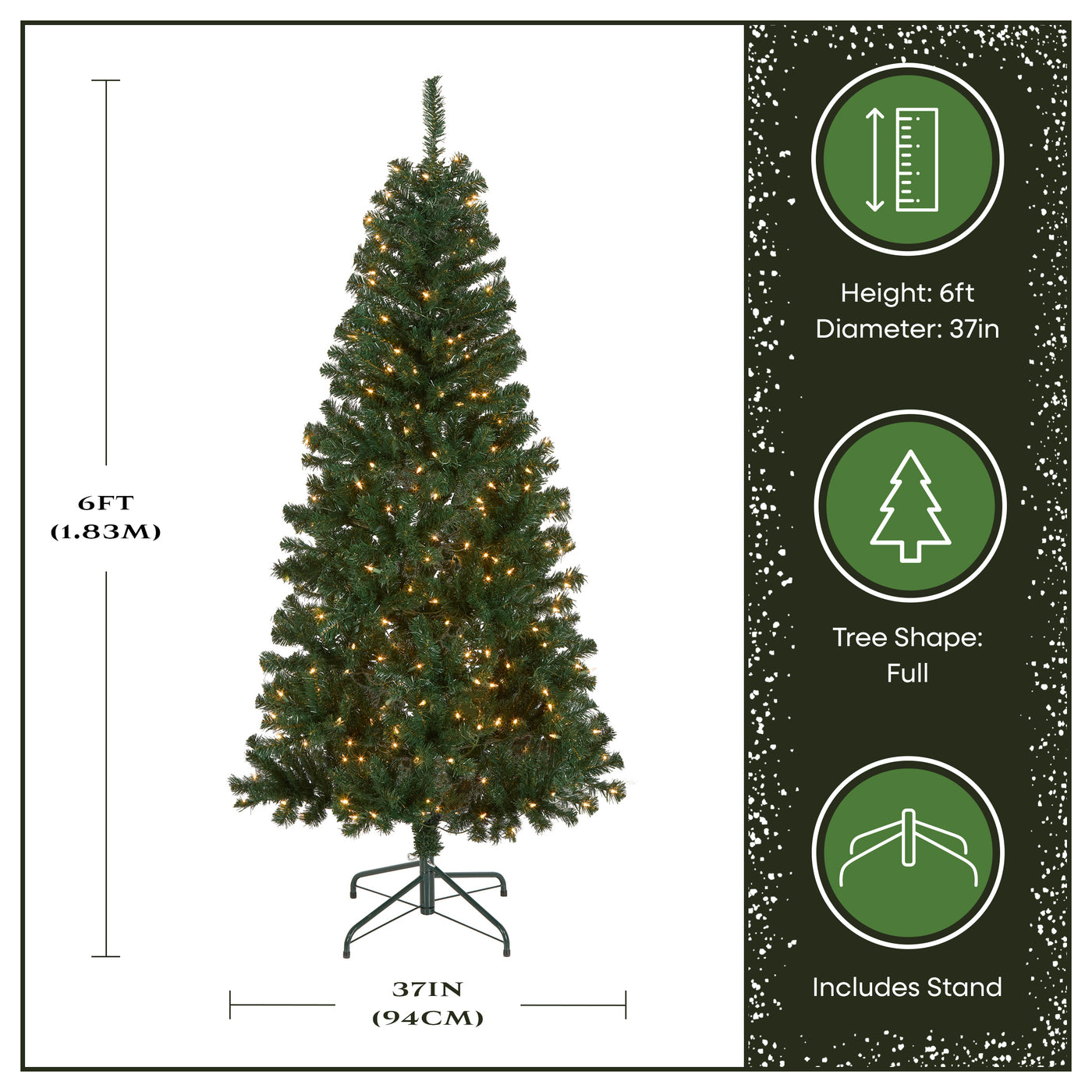 6 ft. Pre-Lit Acacia Tree with Clear Lights - National Tree Company
