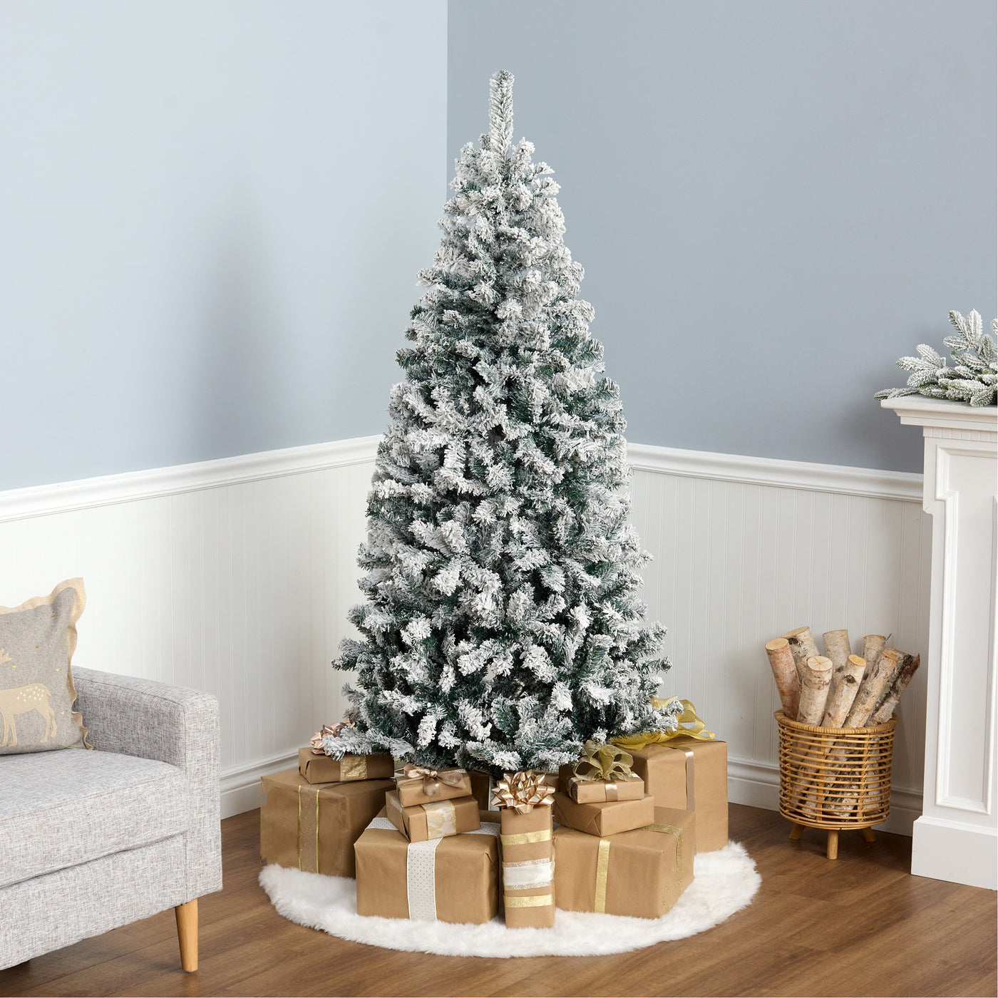 6 ft. Acacia Flocked Tree - National Tree Company