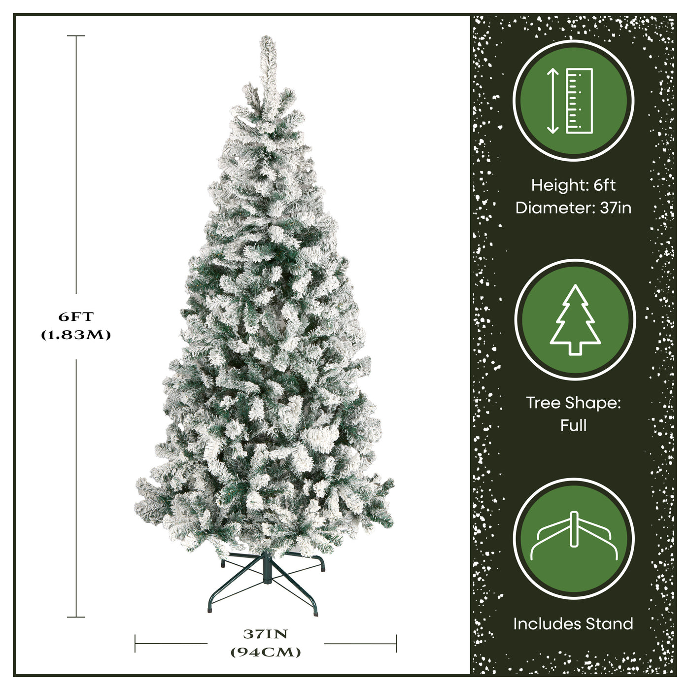 6 ft. Acacia Flocked Tree - National Tree Company