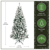 6 ft. Acacia Flocked Tree - National Tree Company