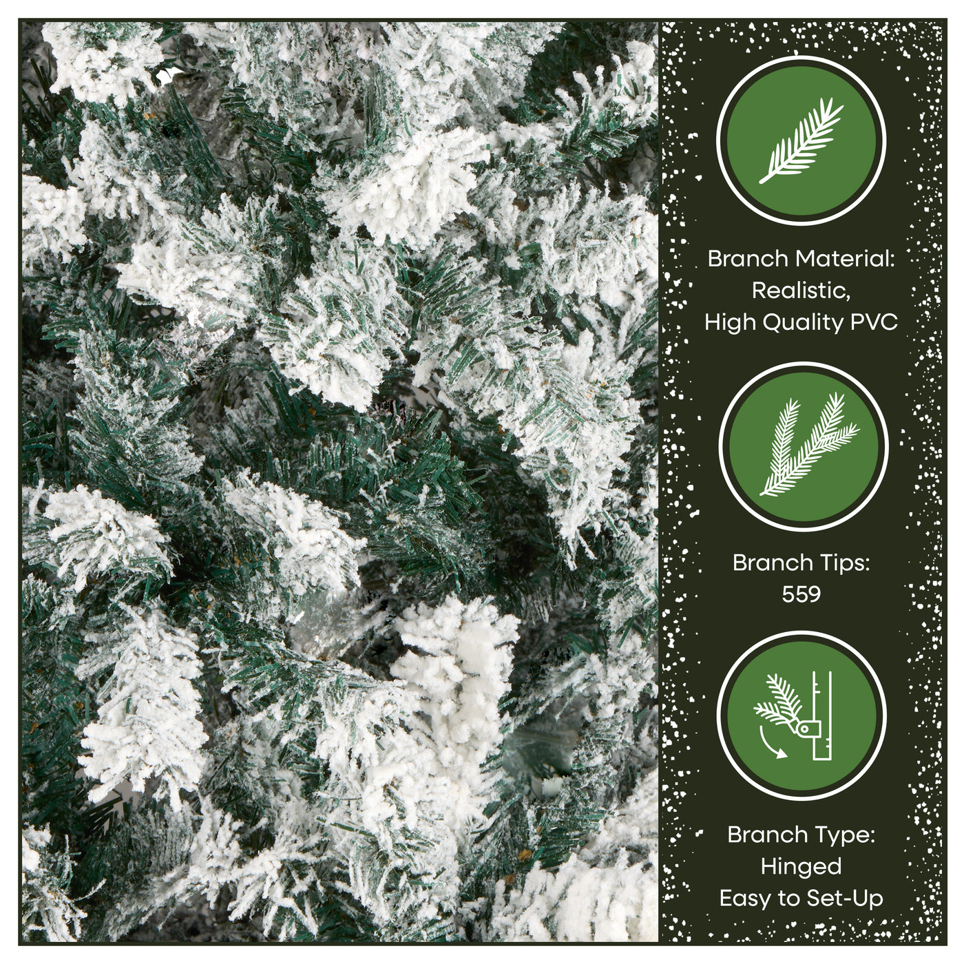 6 ft. Acacia Flocked Tree - National Tree Company