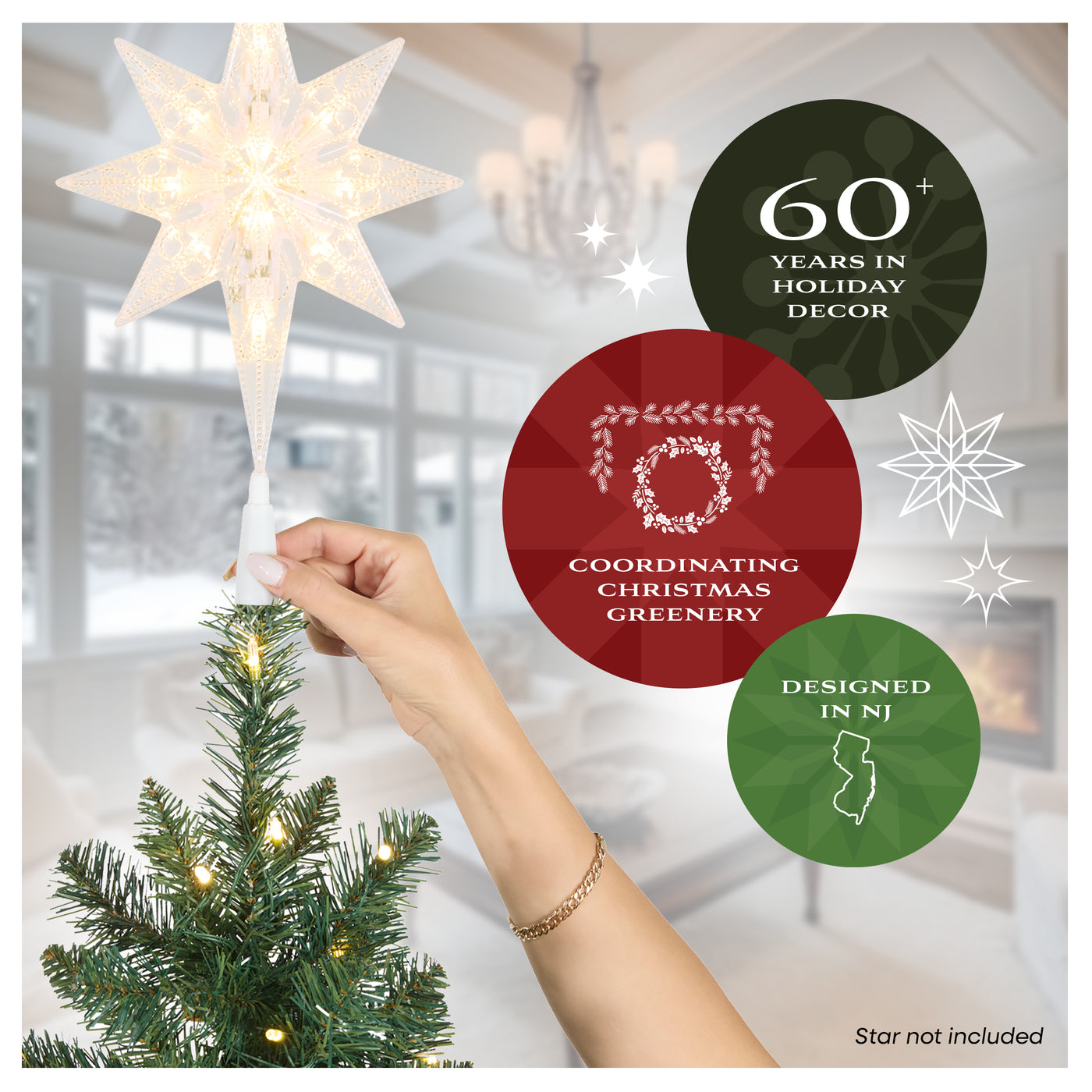 6 ft. Acacia Flocked Tree - National Tree Company