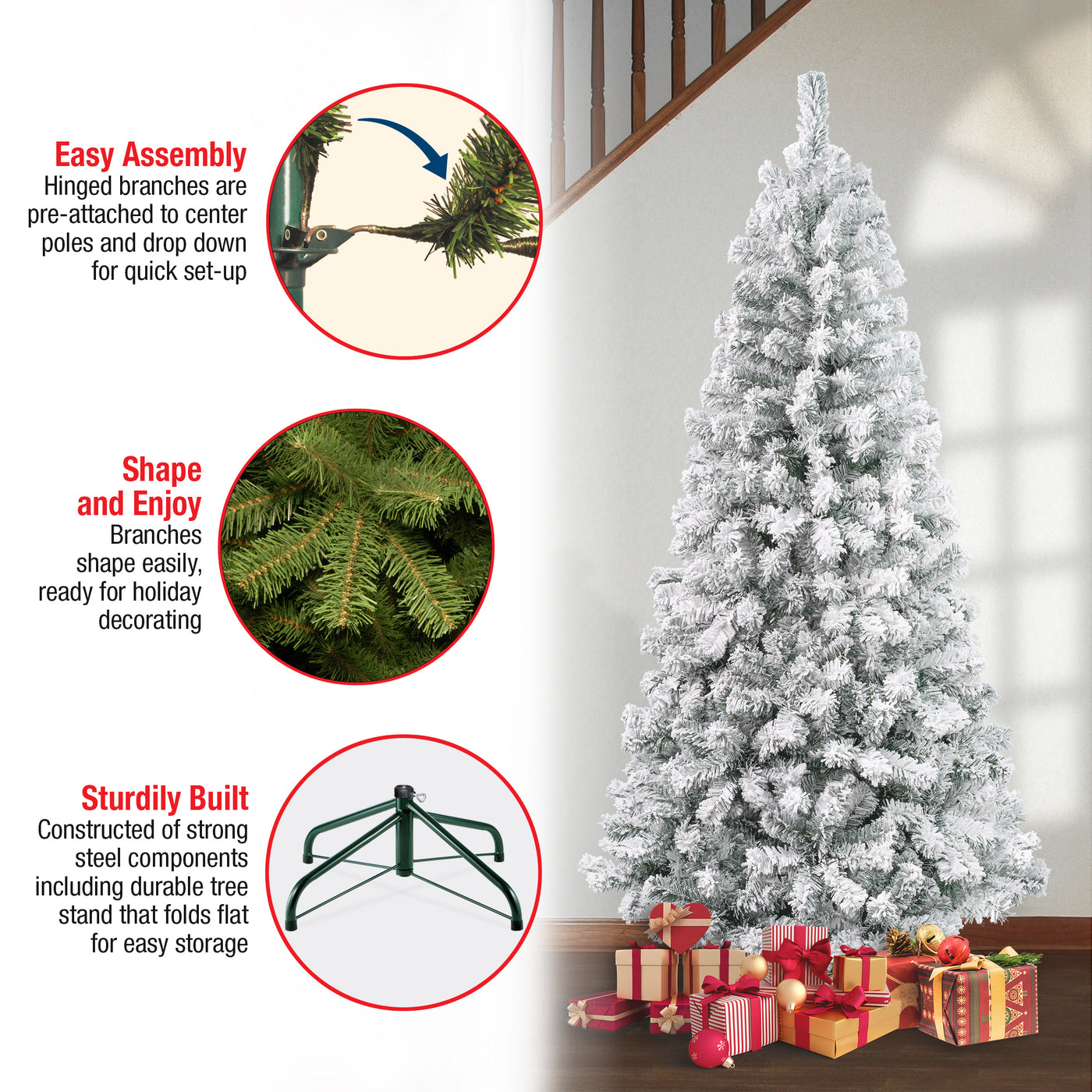 6 ft. Acacia Flocked Tree - National Tree Company