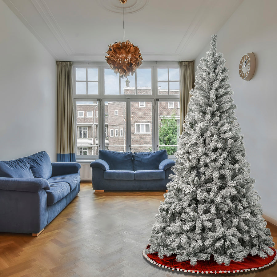 7.5 ft. Acacia Flocked Tree