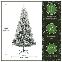 7.5 ft. Acacia Flocked Tree - National Tree Company