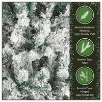 7.5 ft. Acacia Flocked Tree - National Tree Company