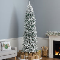 9 ft. Acacia Flocked Slim Tree - National Tree Company