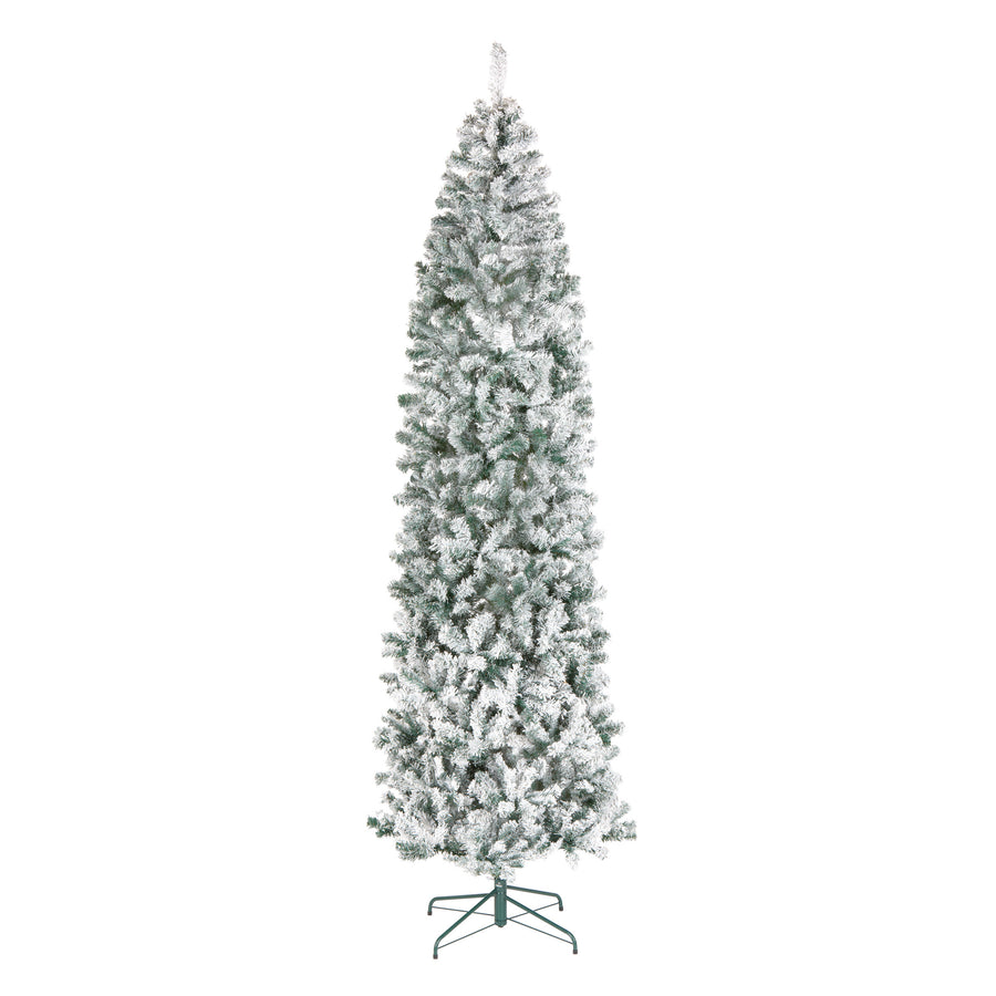 9 ft. Acacia Flocked Slim Tree - National Tree Company
