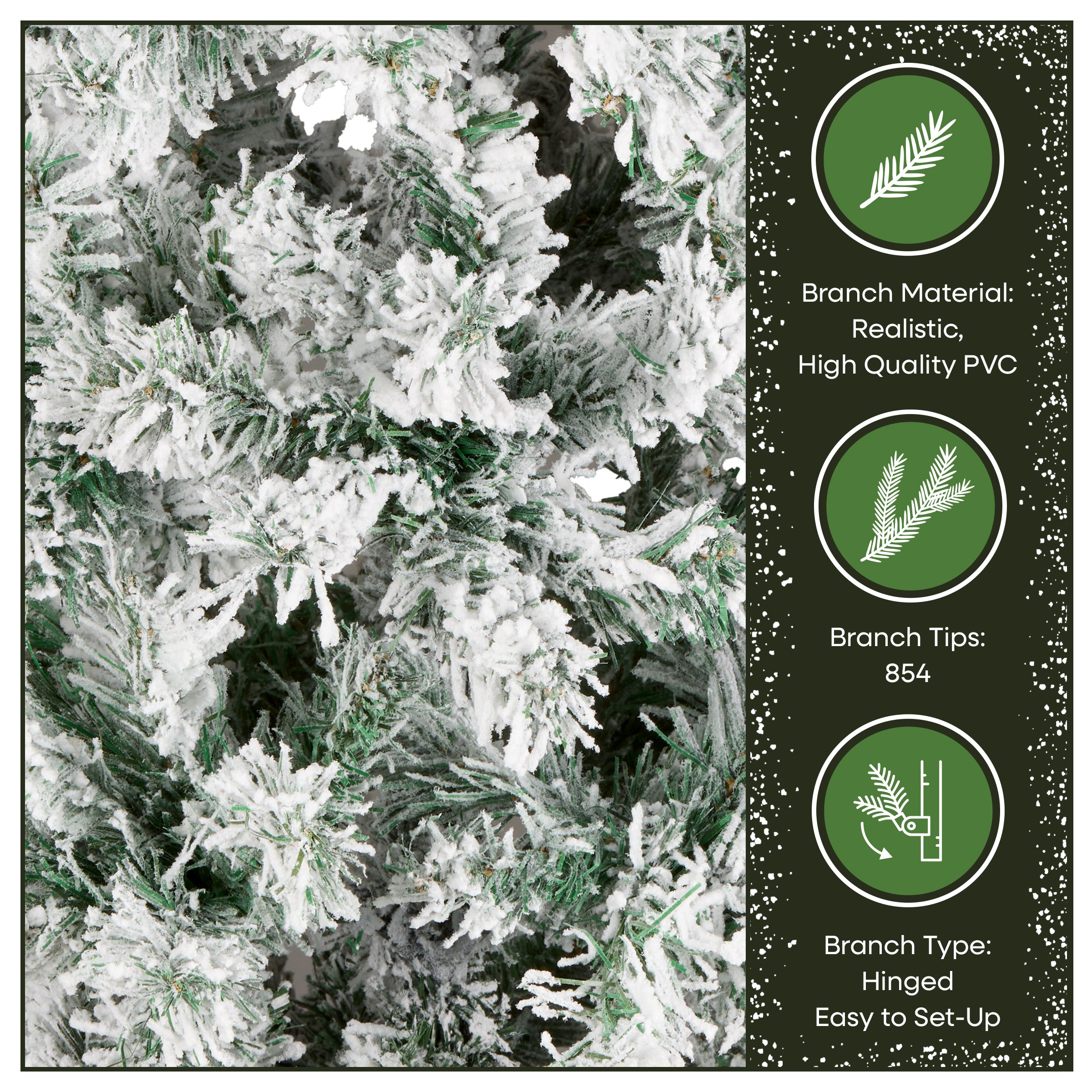 7.5 ft. Acacia Medium Flocked Tree · National Tree Company