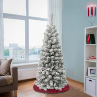 4.5 ft. Acacia Pencil Slim Flocked Tree - National Tree Company