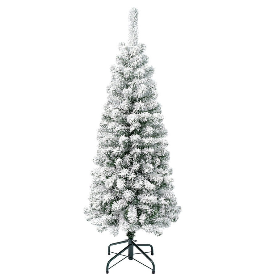 4.5 ft. Acacia Flocked Pencil Slim Flocked Tree - National Tree Company
