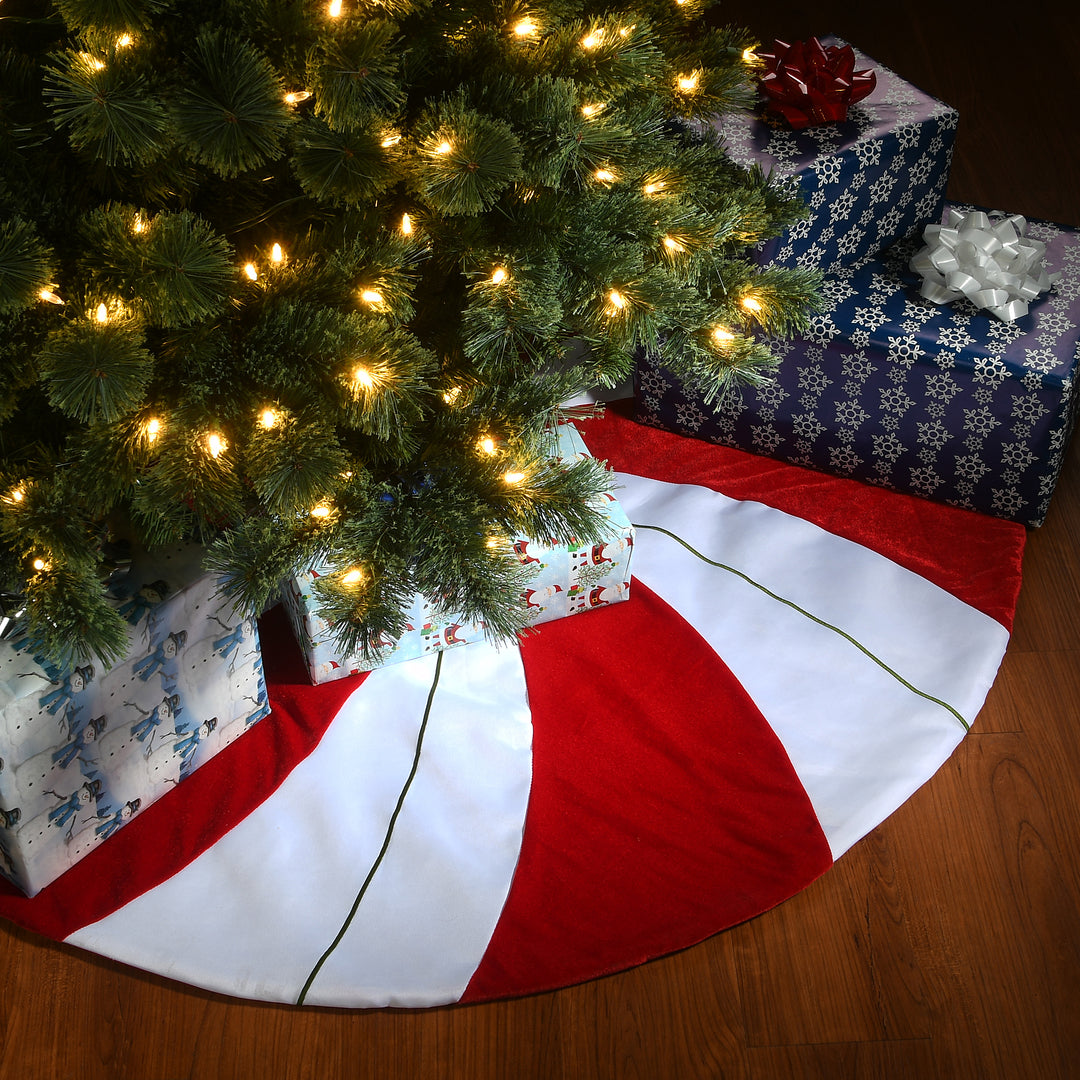 52" General Store Collection Peppermint Tree Skirt
