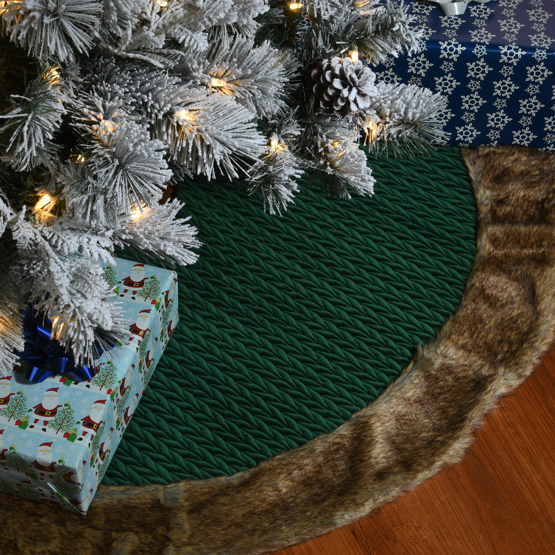 48" Rural Homestead Collection Quilted Tree Skirt