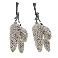 2 Piece HGTV Home Collection Pinecone Cluster Ornaments - National Tree Company