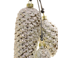 2 Piece HGTV Home Collection Pinecone Cluster Ornaments - National Tree Company