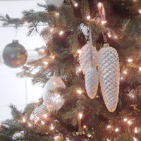 2 Piece HGTV Home Collection Pinecone Cluster Ornaments - National Tree Company