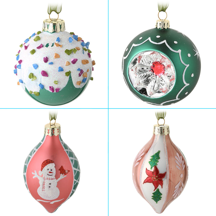 20-Piece Christmas Tree Ornament Set, Be Merry Collection