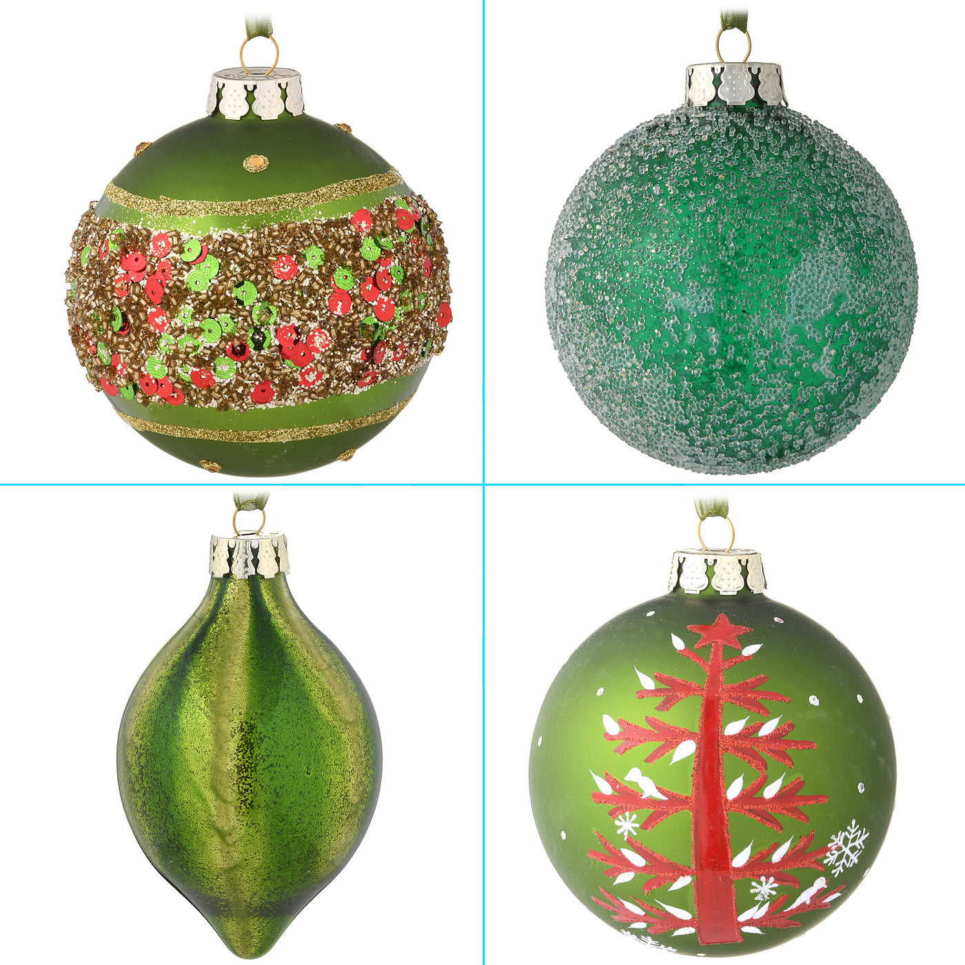 20-Piece Christmas Tree Ornament Set, General Store Collection - National Tree Company